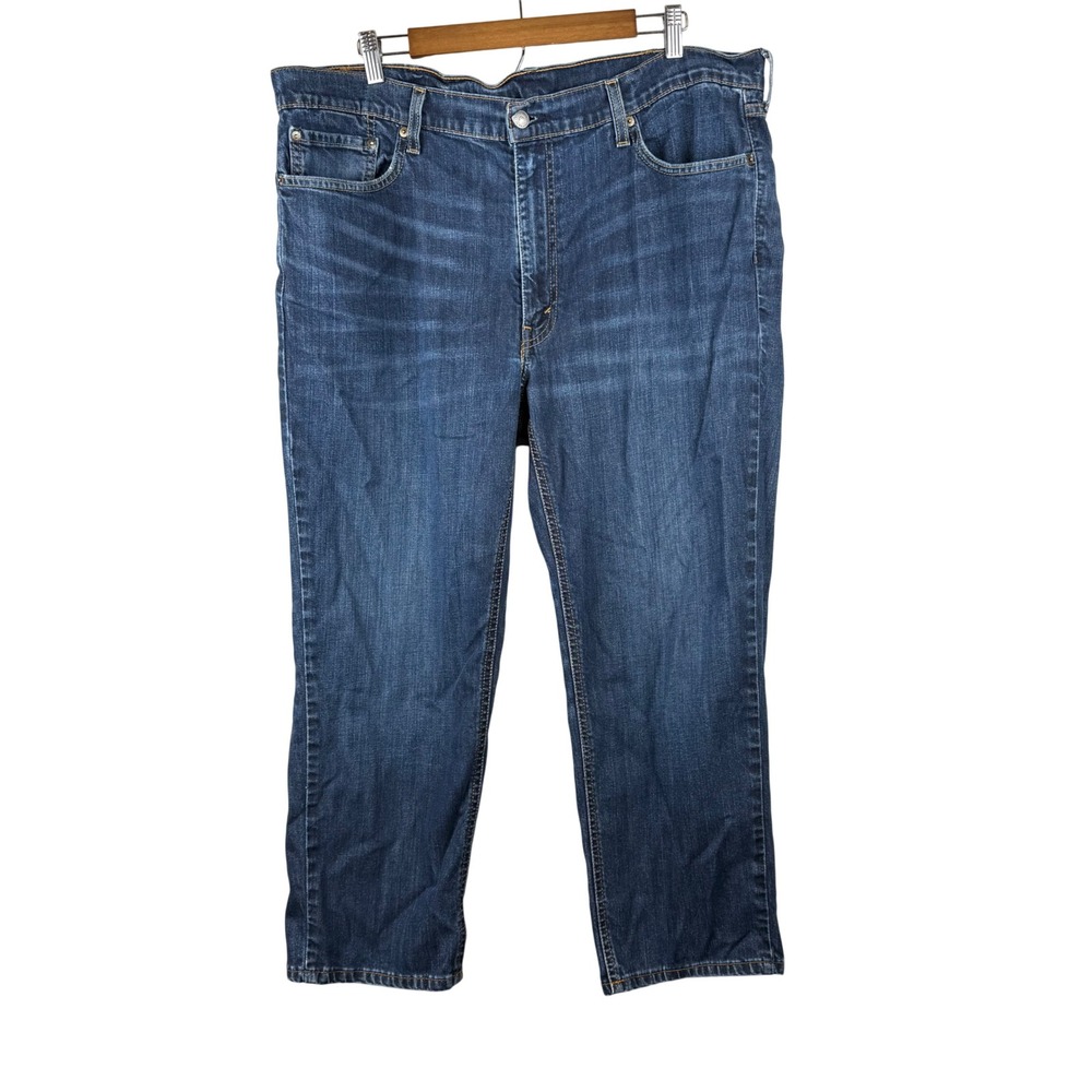 Levi's 541 Athletic Taper Comfy Jeans Mens 40x30 Dark Wash Denim Timeless - Picture 2 of 12